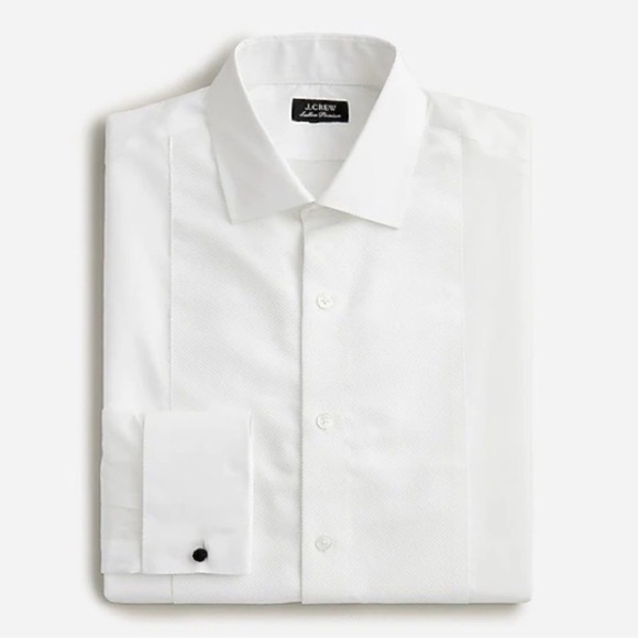 J. Crew Other - Like New - J. Crew Ludlow Pique Bib Tuxedo Shirt - Size 15/33